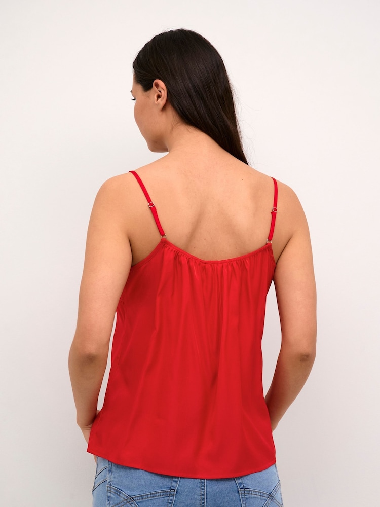 Cream Red CRAnna Camisole - Image 2 of 6 Cream Red CRAnna Camisole - Image 2 of 6