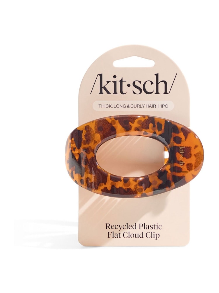 Kitsch Large Flat Cloud Brown Hair Clip Tort - Image 5 of 5