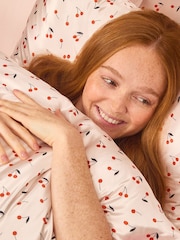 Kitsch Cherry Print Satin Pillowcase - Image 2 of 5