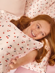 Kitsch Cherry Print Satin Pillowcase - Image 3 of 5