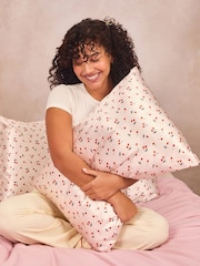 Kitsch Cherry Print Satin Pillowcase - Image 5 of 5