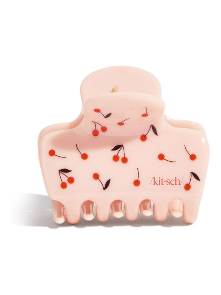 Kitsch Recycled Plastic Medium Cloud Cherry Print Clip - Image 2 of 3