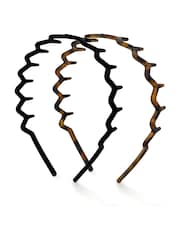 Kitsch Zigzag Headbands 2 Pack - Image 1 of 5