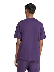adidas Purple Small Essentials Logo Single Jersey T-Shirt - Image 2 of 6
