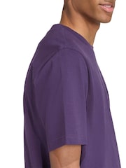 adidas Purple Small Essentials Logo Single Jersey T-Shirt - Image 5 of 6