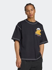 adidas Originals Black 100% Cotton T-Shirt - Image 1 of 6