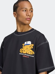 adidas Originals Black 100% Cotton T-Shirt - Image 5 of 6
