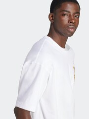 adidas Originals White 100% Cotton T-Shirt - Image 4 of 6