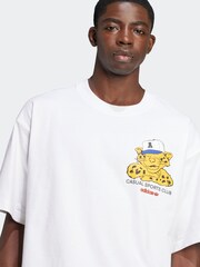 adidas Originals White 100% Cotton T-Shirt - Image 5 of 6