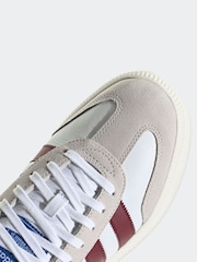 adidas Originals White Chrome XLG Samba Trainers - Image 8 of 9