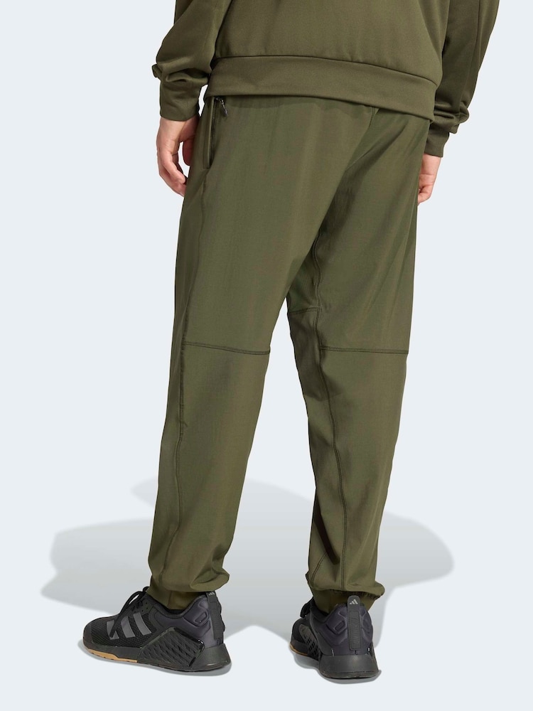 adidas Green Train Essentials Training Joggers - Image 2 of 6