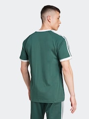 adidas Green Light Adicolor Classics 3-Stripes 100% Cotton T-Shirt - Image 2 of 7