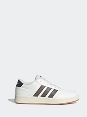 adidas White Ecru Breaknet Trainers - Image 1 of 10