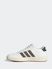 adidas White Ecru Breaknet Trainers - Image 2 of 10