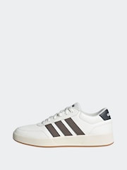 adidas White Ecru Breaknet Trainers - Image 3 of 10