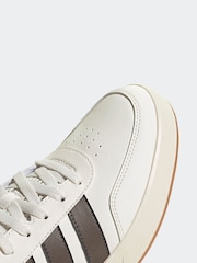 adidas White Ecru Breaknet Trainers - Image 9 of 10