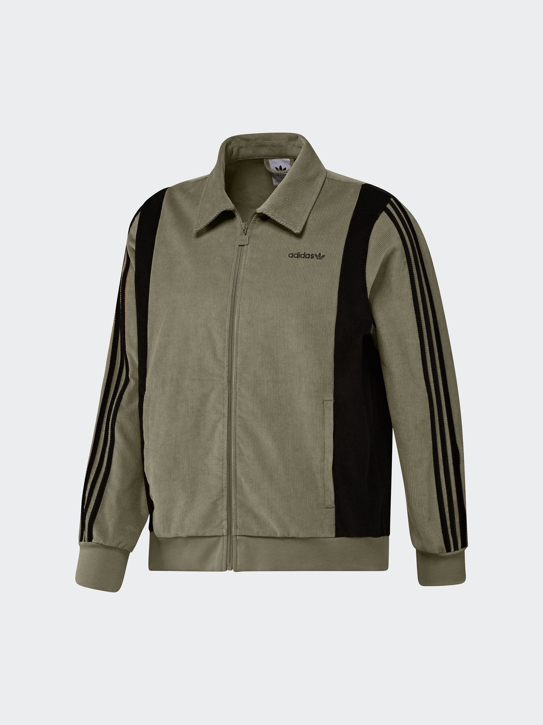 Buy adidas Originals Green 100% Cotton Pro Track Top from the Next