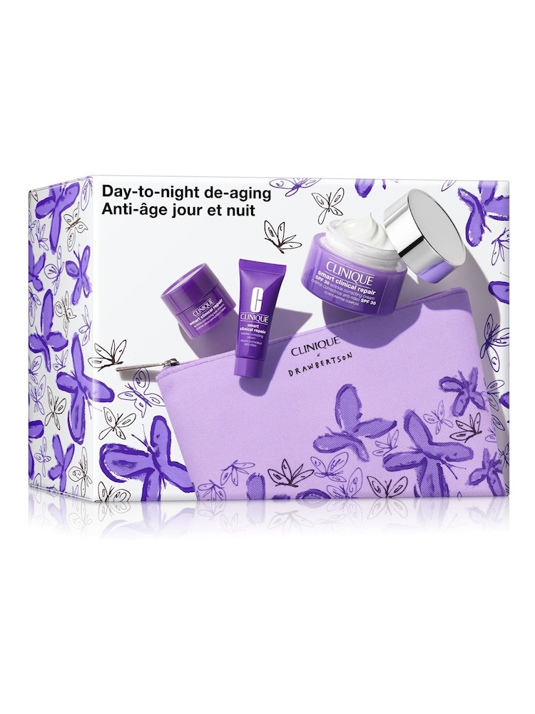 Clinique Day To Night Anti-Ageing Skincare Gift Set (Worth Over £108) - Image 1 of 5