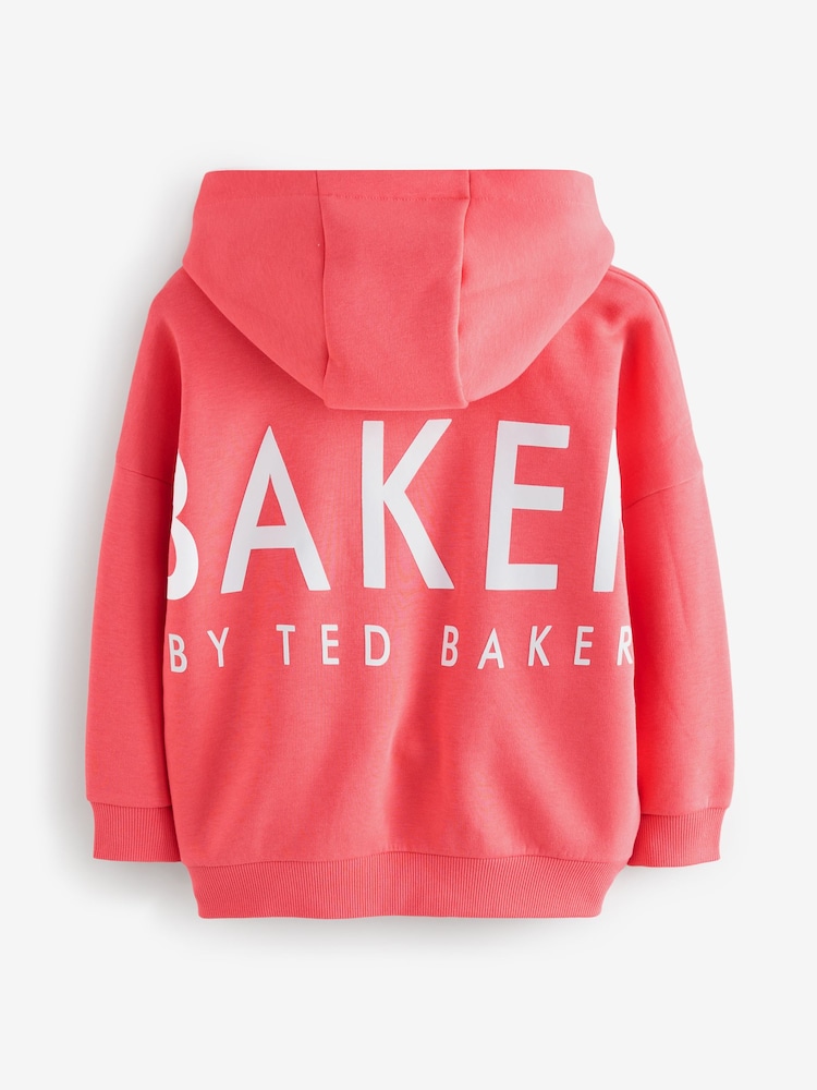 Baker by Ted Baker Oversized Back Print Hoodie - Image 2 of 5