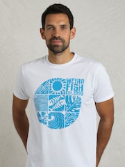 Weird Fish White Summer Sector Graphic T-Shirt - Image 1 of 7