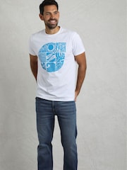 Weird Fish White Summer Sector Graphic T-Shirt - Image 4 of 7