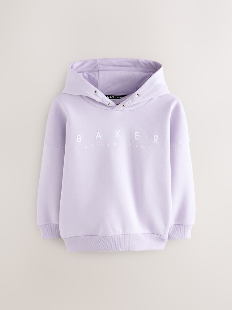 Baker by Ted Baker Oversized Back Print Hoodie - Image 1 of 1