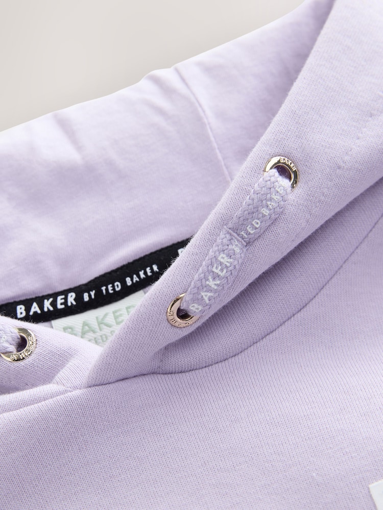 Baker by Ted Baker Oversized Back Print Hoodie - Image 5 of 5