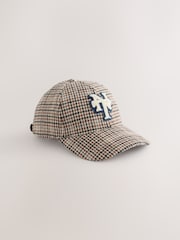 Bej maro în carouri - Şapcă - Imaginea 4 din 6