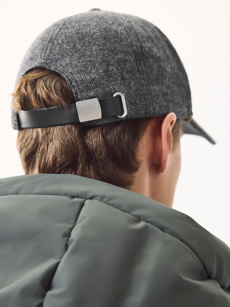 Grey Herringbone Cap - Image 2 of 6