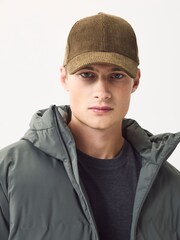 Chocolate Brown Cord Cap - Image 1 of 6