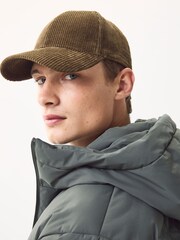 Chocolate Brown Cord Cap - Image 2 of 6