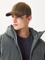 Chocolate Brown Cord Cap - Image 3 of 6