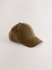 Chocolate Brown Cord Cap - Image 4 of 6