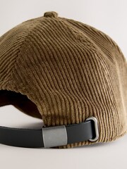 Chocolate Brown Cord Cap - Image 5 of 6