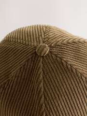 Chocolate Brown Cord Cap - Image 6 of 6