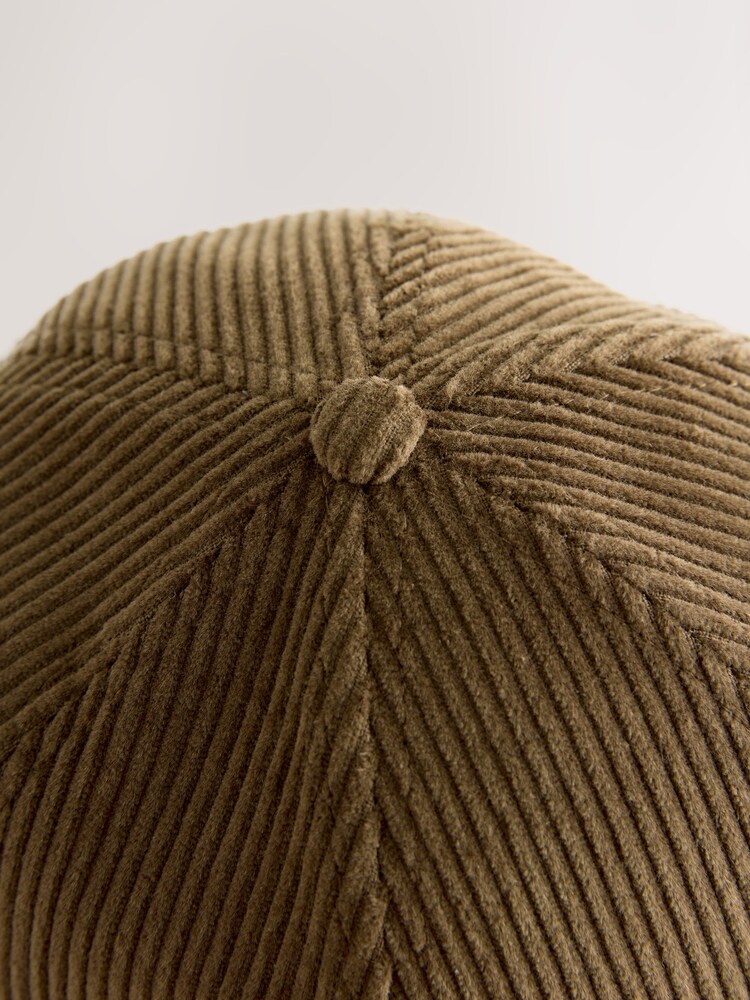 Chocolate Brown Cord Cap - Image 6 of 6