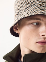Multi Check/Cord Reversible Bucket Hat - Image 4 of 8