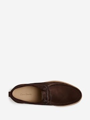 Oliver Sweeney Calf Suede Moccasin Brown Shoes - Image 4 of 5