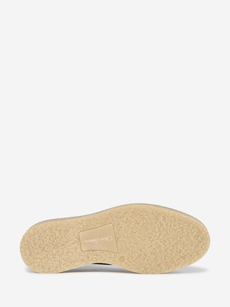 Oliver Sweeney Calf Suede Moccasin Brown Shoes - Image 5 of 5