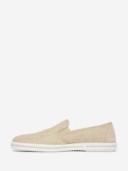 Oliver Sweeney Woven Linen Nude Espadrilles - Image 2 of 5