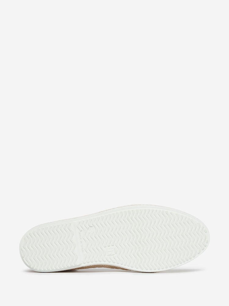 Oliver Sweeney Woven Linen Nude Espadrilles - Image 5 of 5