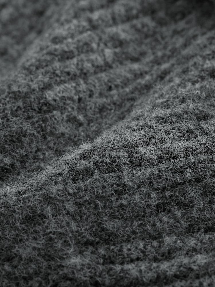 Charcoal Grey Beanie Hat - Image 3 of 3 Charcoal Grey Beanie Hat - Image 3 of 3