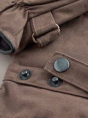 Brown Wax Canvas Gloves - Image 3 of 3
