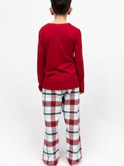 Cyberjammies Red Minijammies Long Sleeve Jersey Pyjamas Set - Image 2 of 4
