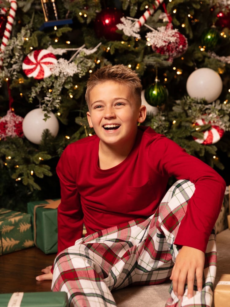 Cyberjammies Red Minijammies Long Sleeve Jersey Pyjamas Set - Image 4 of 4