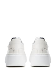 Moda in Pelle Beni Chunky Lace Up White Trainers - Image 3 of 4
