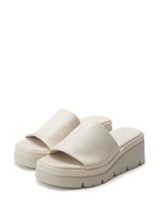 Moda In Pelle Namya High One Band Netty Wedges - Image 2 of 4