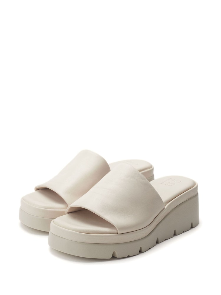 Moda In Pelle Namya High One Band Netty Wedges - Image 2 of 4