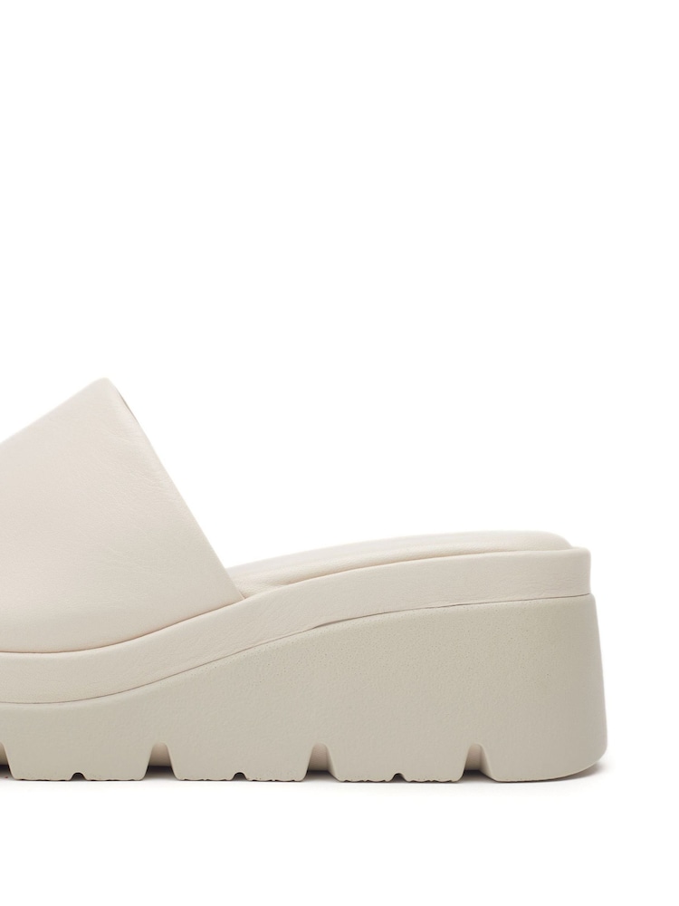 Moda In Pelle Namya High One Band Netty Wedges - Image 4 of 4