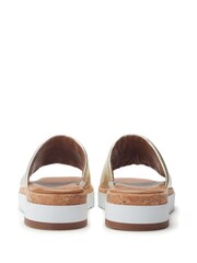 Moda in Pelle Kanzan Einband-Slipper auf niedrigen Keilabsatzschuhen - Bild 3 von 4